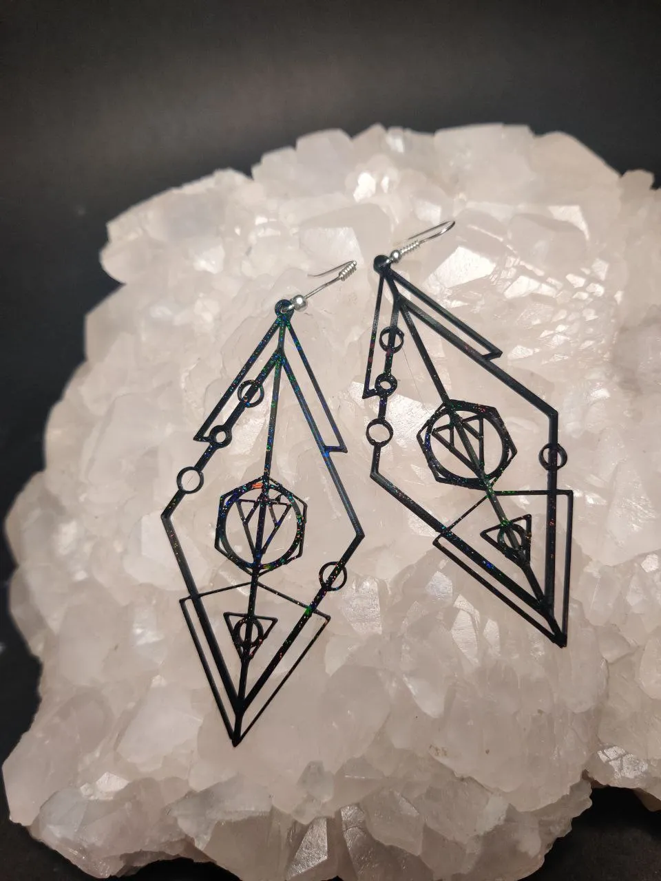 Celestial Geometry Earrings view 4
