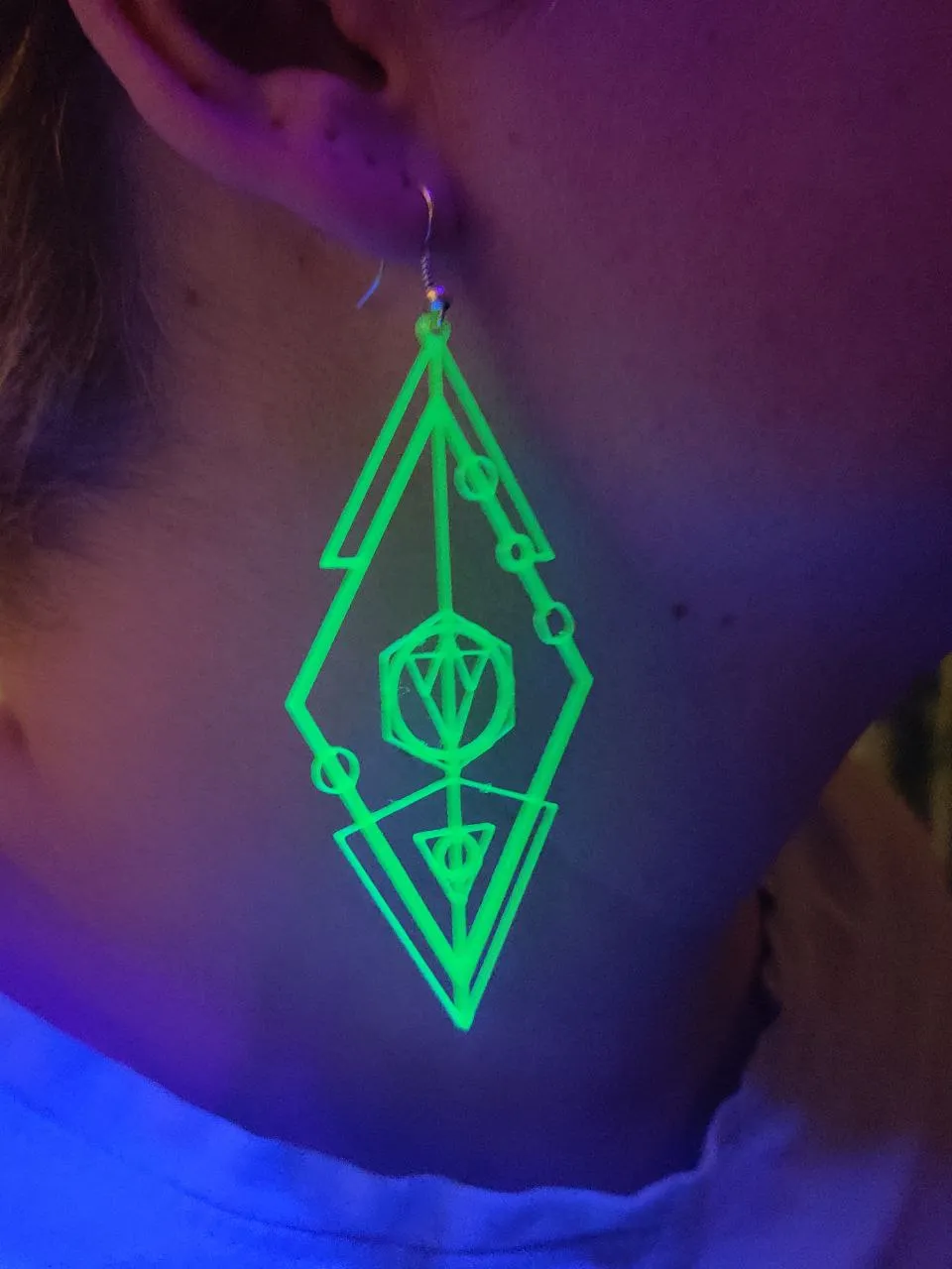 Celestial Geometry Earrings view 2