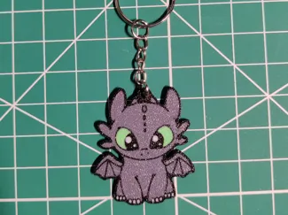 Toothless keychain