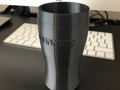 Guinness pint pen holder