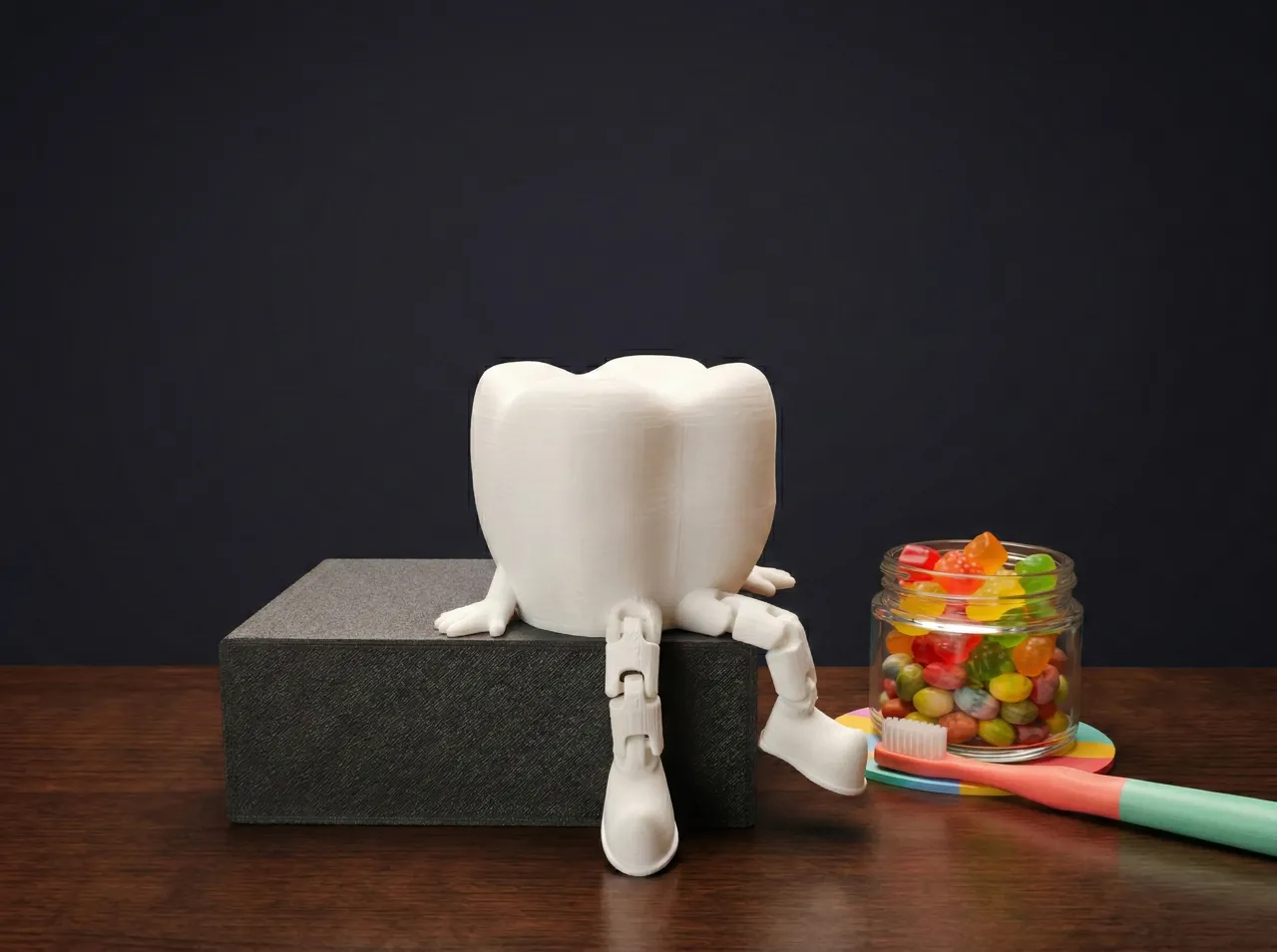 Articulated Tooth (Molar) Flexi Buddy Dentist Gift view 4