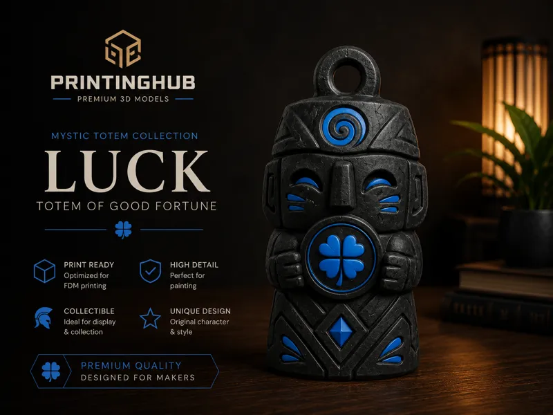 Lucky Pocket Totem – Four Leaf Clover