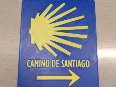 Camino Trail Sign Marker