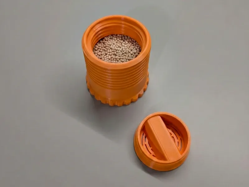 Silica Gel Screw Cartridge for Reusable Spools