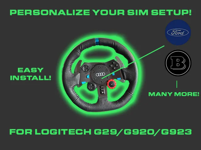 Logitech G29/G920/G923 center cap Replacement