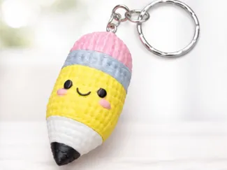 Llavero Lápiz Kawaii – Diseño Cute y Único 