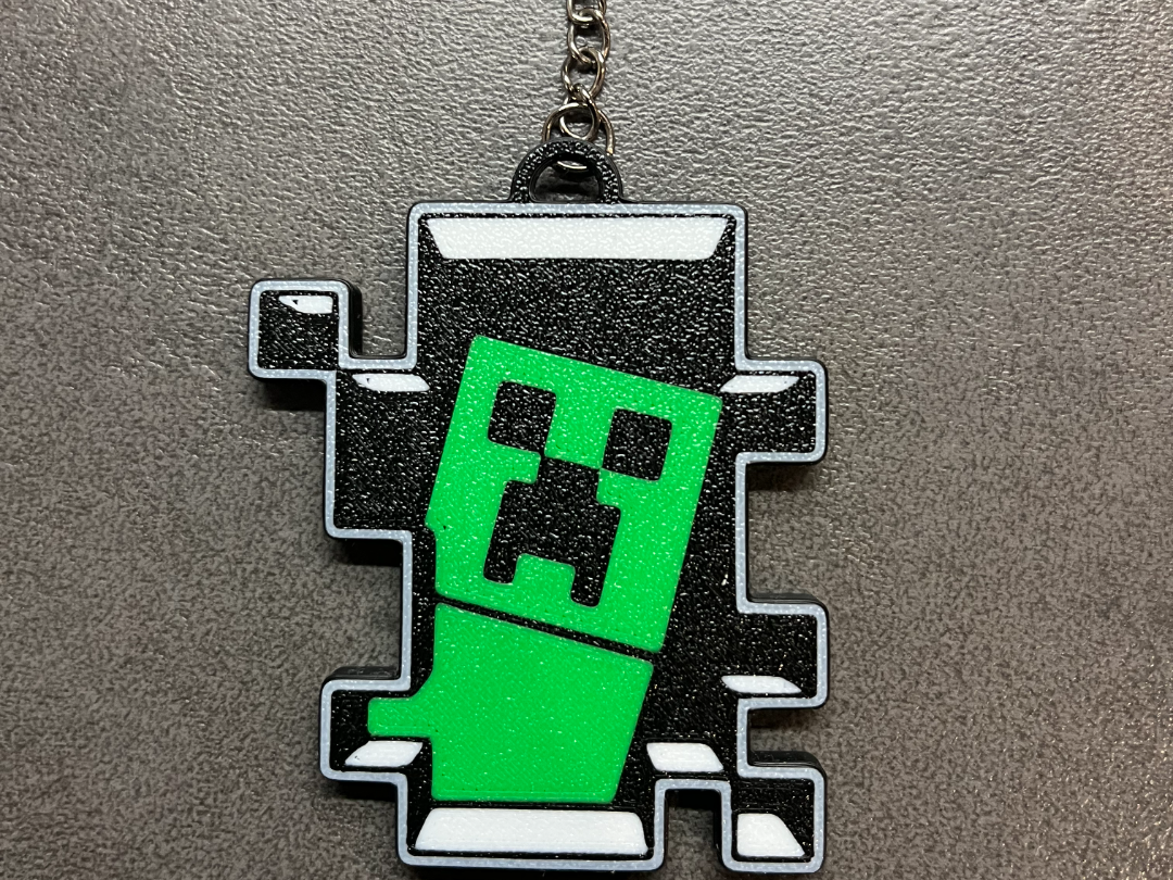 iconic Clipper style Creeper keychain