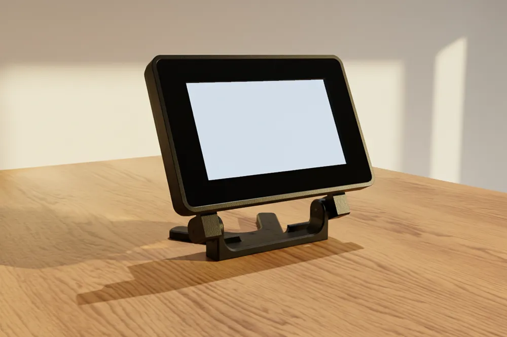 Desk Display Module Raspberry Adjustable Desktop mount Raspberry Pi Display 5