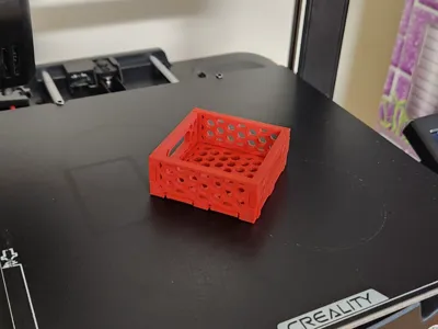 Folding box desk organizer