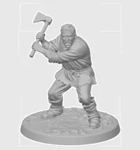 Figurine milice paysanne 32 mm — photo 3