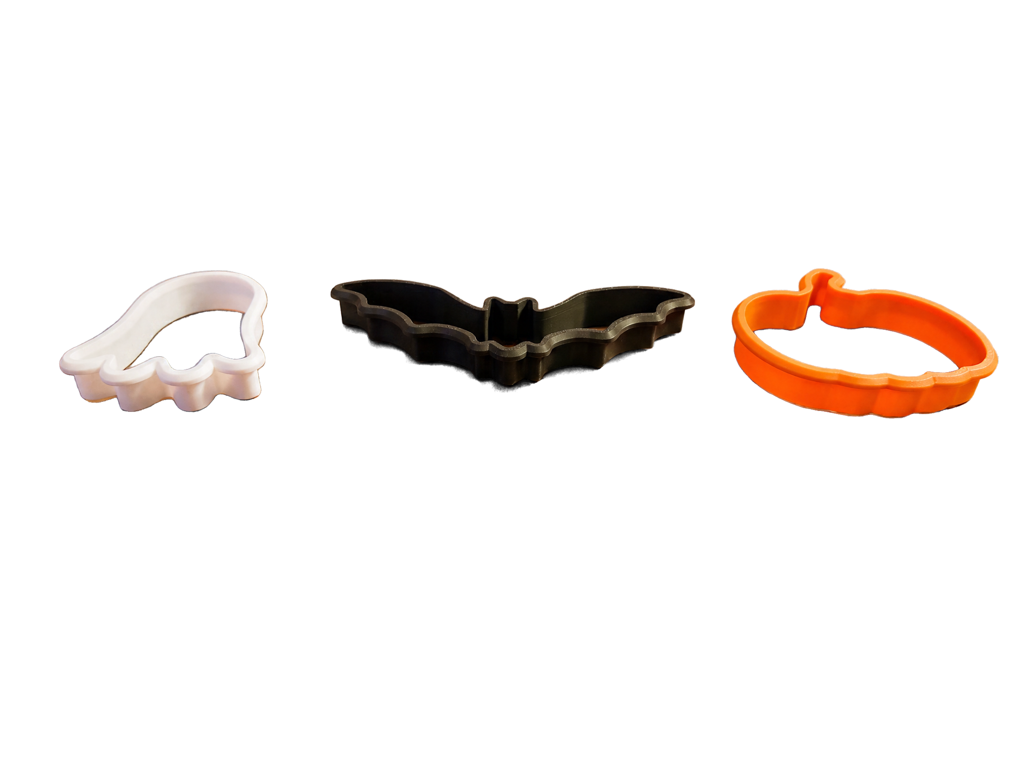 Halloween Cookie Cutters (Bat, Ghost & Pumpkin) - 1