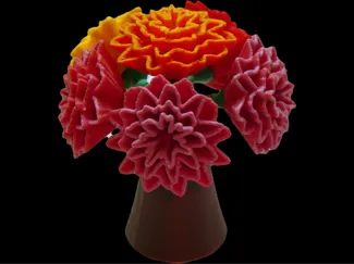3D Printable Carnation (Parametric)