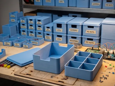 Organizador: Minimalist Parametric Organizer Box — referencia de MakerWorld