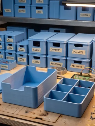 Organizador: Minimalist Parametric Organizer Box — vista de referencia 2