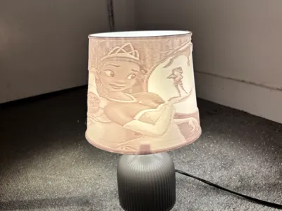 Princess Tiana Lithophane