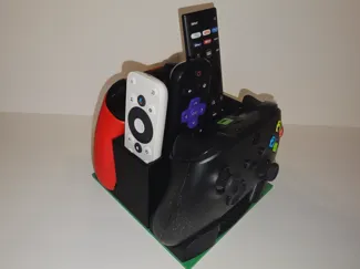 TV Remote and 2 Xbox Controller Holder