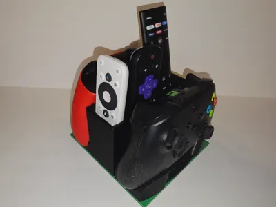 TV Remote and 2 Xbox Controller Holder