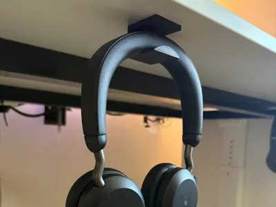 Minimalist Headphone Holder / mount - Under Desk