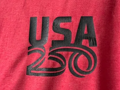USA 250 Iron-on Shirt Logo