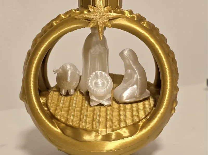 Sfera Natale ,presepe