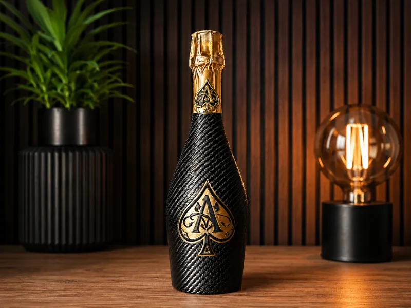 Ace of Spades Carbon Fiber Bottle