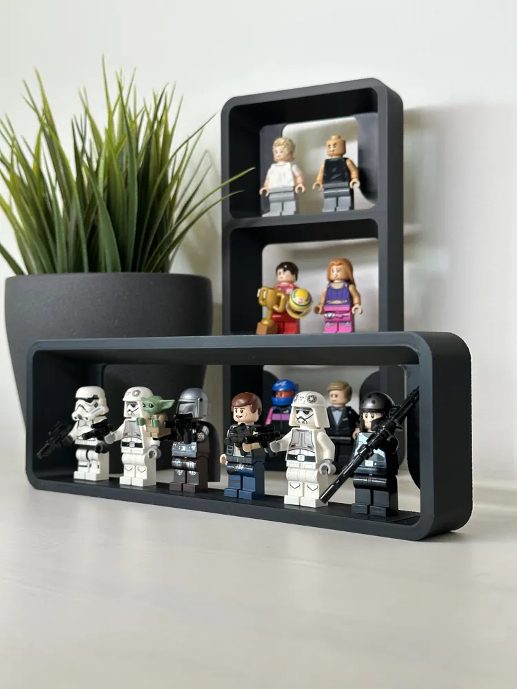 Modular BRICK Minifigures Display - Free 3D Print Model - MakerWorld
