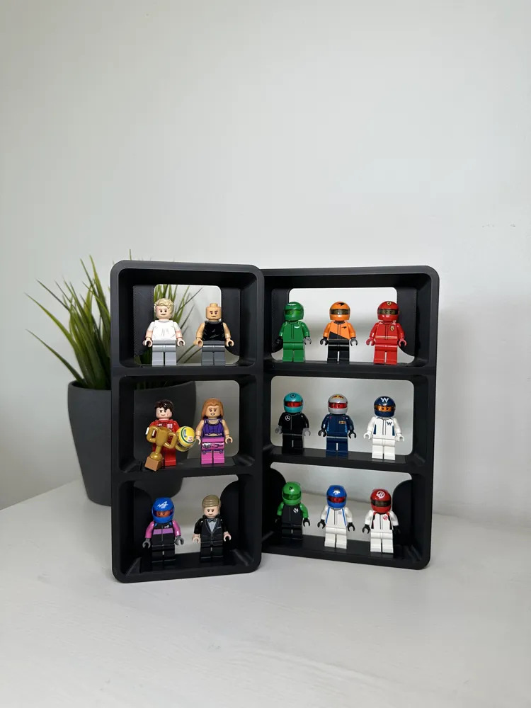 Modular BRICK Minifigures Display - Free 3D Print Model - MakerWorld