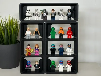 Modular BRICK Minifigures Display