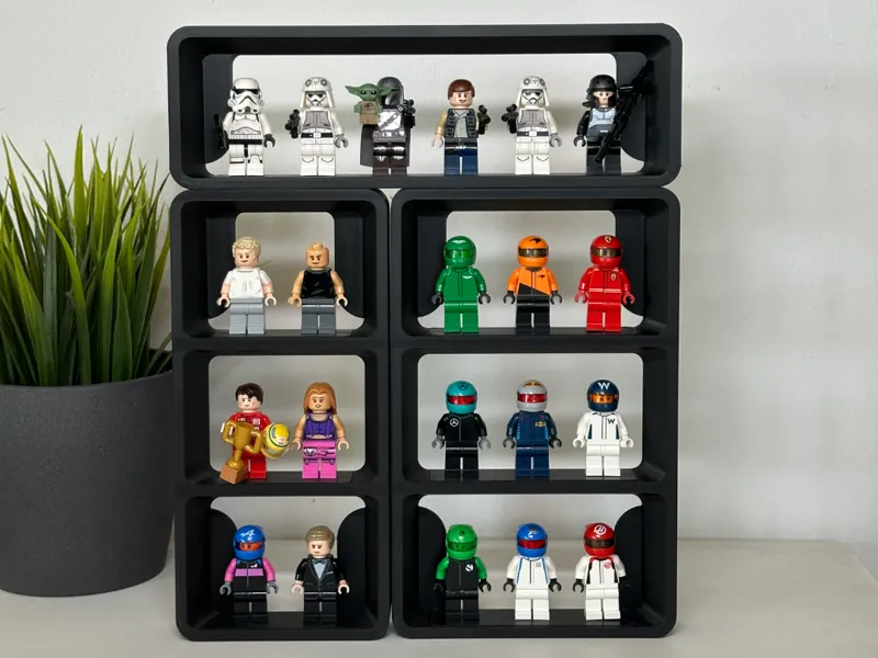 Modular BRICK Minifigures Display