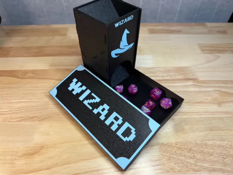 Collapsible Wizard D&D DIce Tower