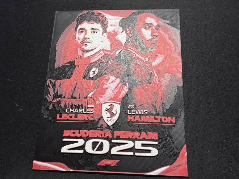 Leclerc and Hamilton f1 2025