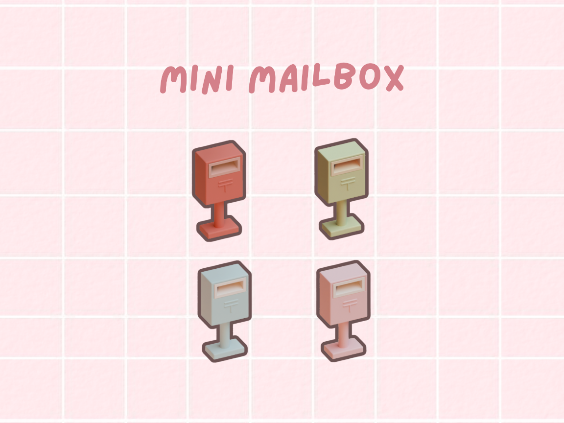 Mini Mailbox | Miniature Accessories