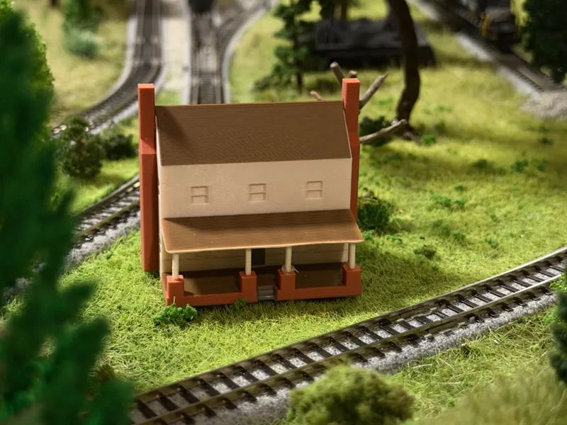 Old Farmhouse (N-Gauge Scale)