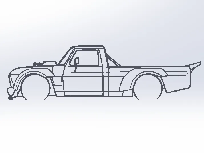 F-150 Hoonitruck silhouette