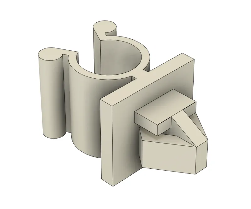 Nissan engine food support rod clamp