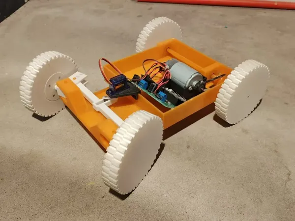 Direction à servomoteur pour voiture RC