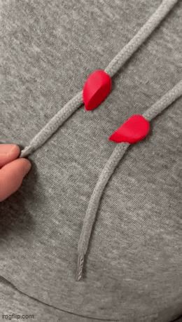 Fidget kisu Heart – Magnetic Hoodie Charm