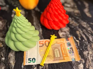 CASH BAUBLE | CHRISTMAS ORNAMENTS MONEY HOLDER