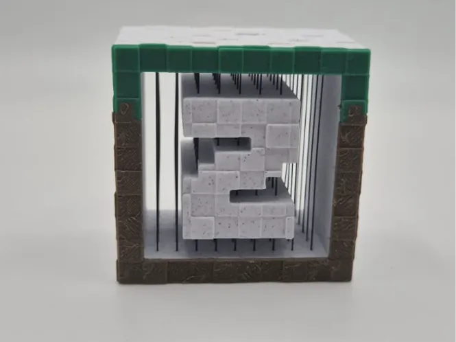 Minecraft Buchstabe-Z String Art Alphabet