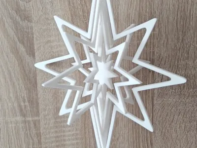 3D Star ornament