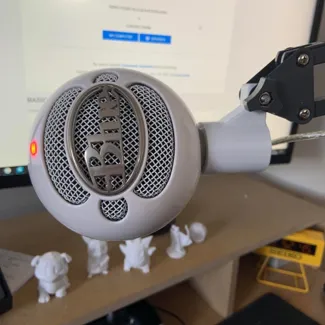 Blue Snowball - IKEA Tertial Lamp Mount - Threaded