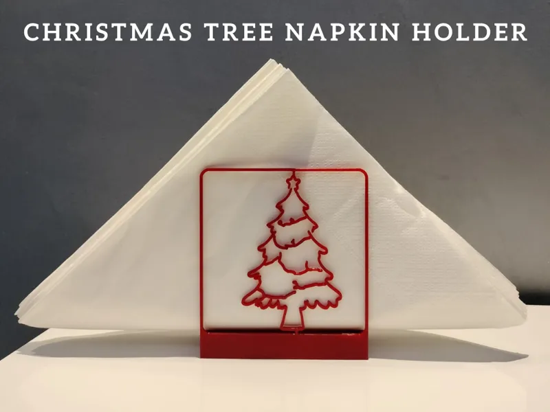 christmas tree napkin holder