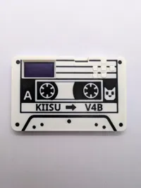 Branded retro cassette case