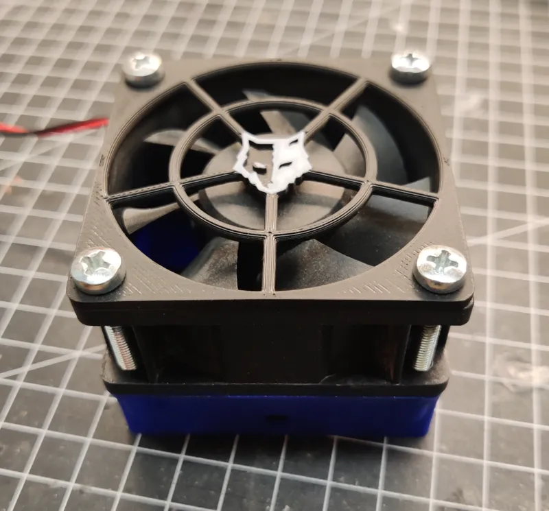 Teknomotor CNC Spindle Fan Holder