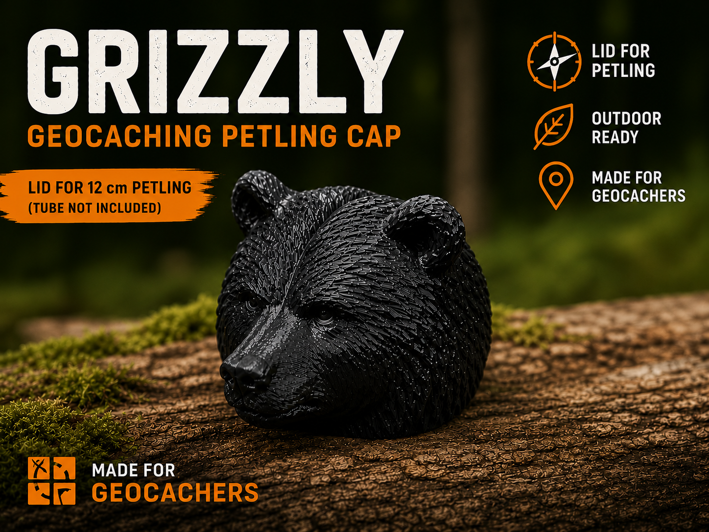 Grizzly Geocaching PETling Cap