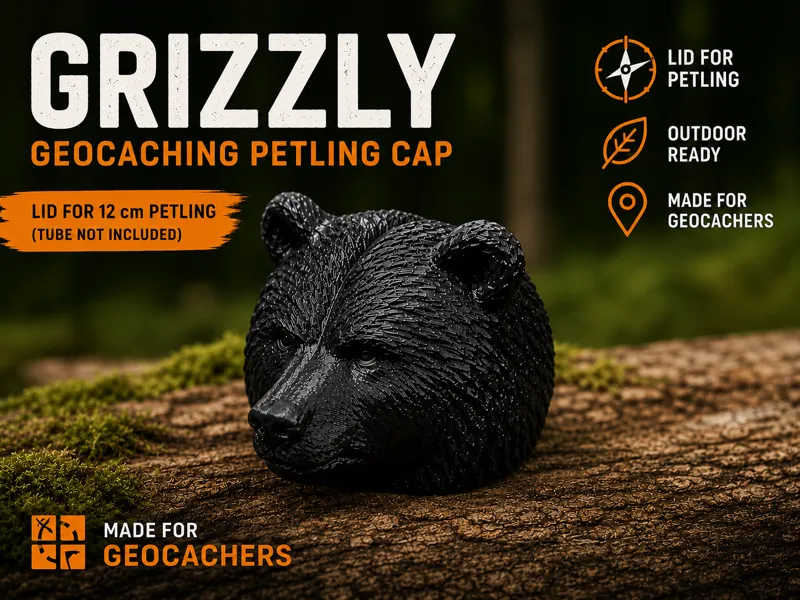 Grizzly Geocaching PETling Cap