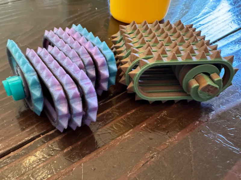 Offshoot spiky fidget stack