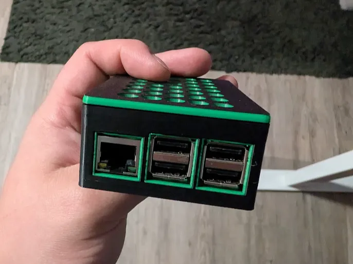 Raspberry Pi 3B Case (Toxic Green) 