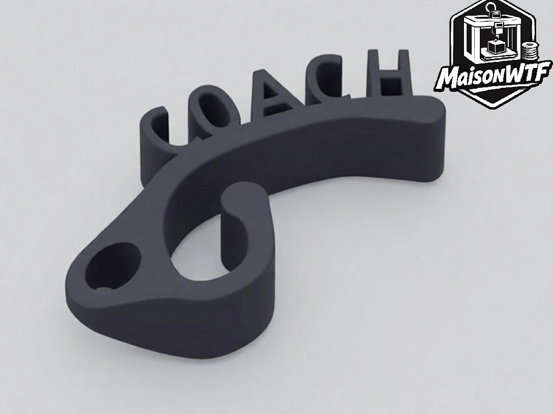 Coach Frisbee Holder – Clip-On Disc