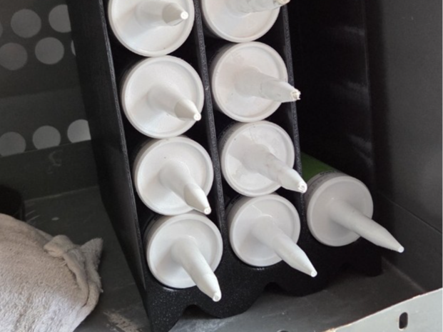Caulk Tube Holder/ Organizer
